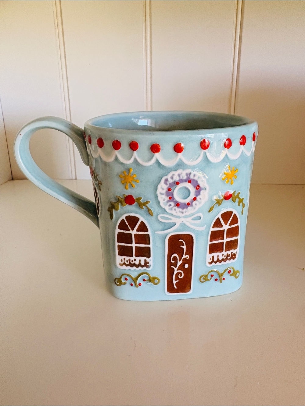 Anthropologie Christmas Mug - Collectible